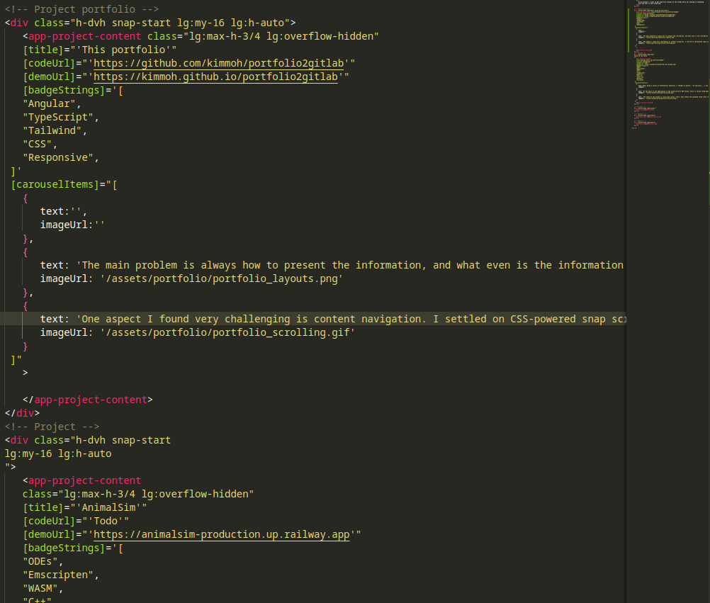 Often on sites like these you have similar or identical layouts with different content. I ended up with this inline-mini-CMS approach. Not ideal if you want to differentiate a piece of content, but on time constraints... For first version, only. Only for first.